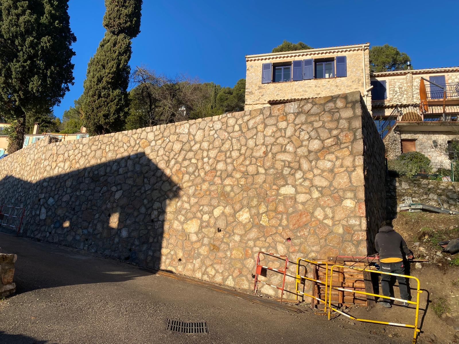 Mur en Pierre Sèche — Menton